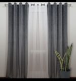 پرده پانچ مخمل و حریر پنجره 1 تا 2 متری - Image 3